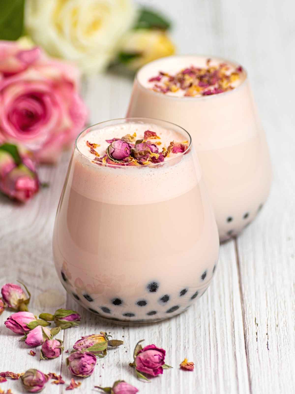 Rose Iced Milk Tea