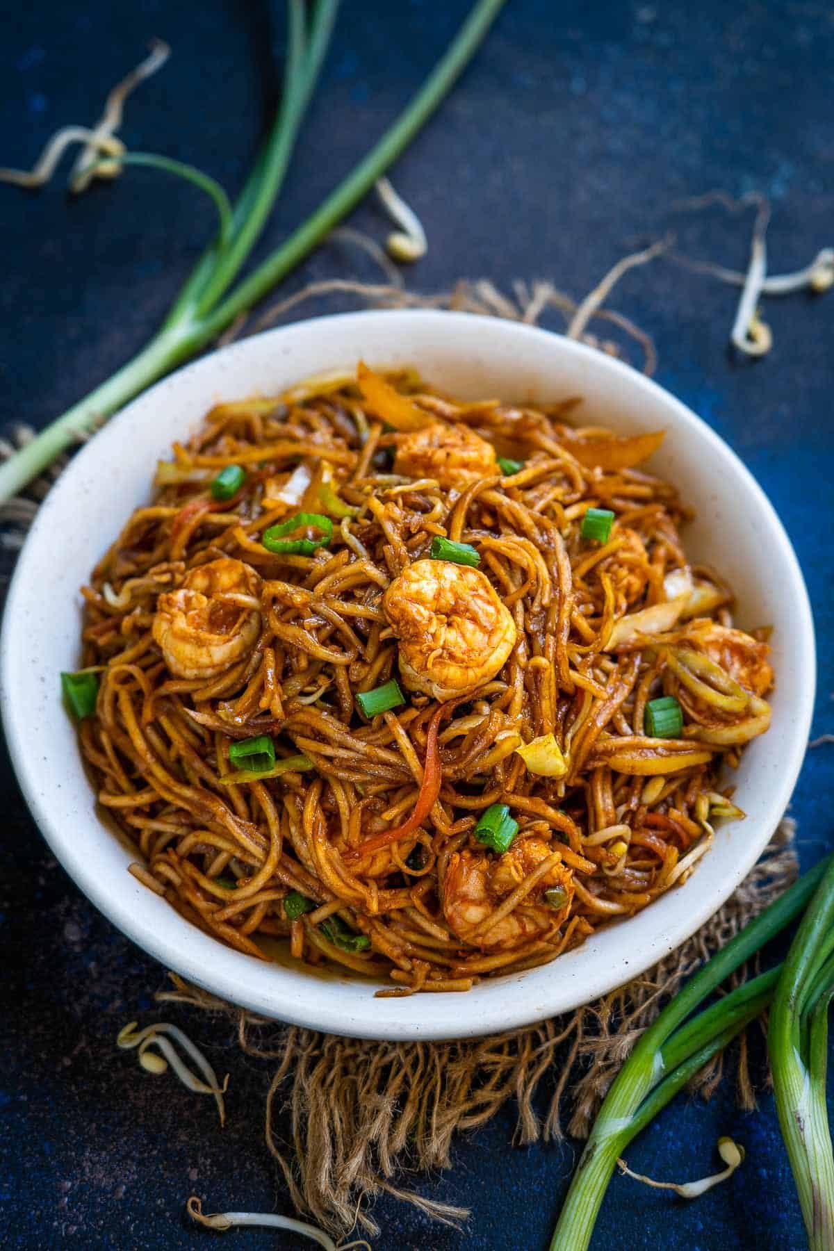 Shrimp Hakka Noodles