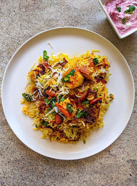Shrimp Biryani