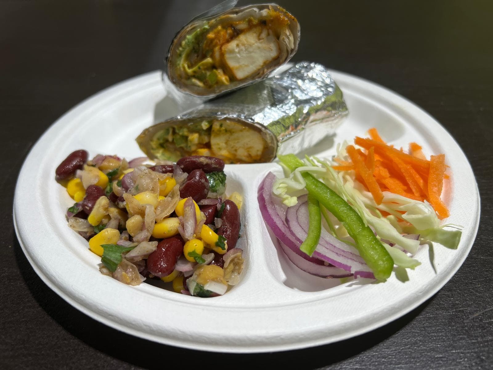 Veg. Kathi Roll