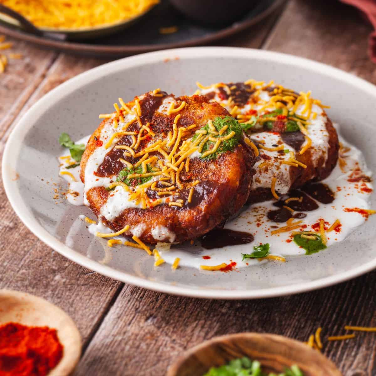 Aloo Tikki Chatt