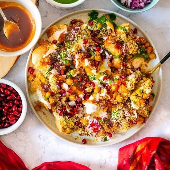 Samosa Channa Chaat